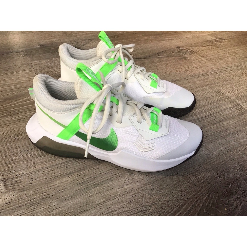 Nike Air Zoom Crossover Basketball Shoes Youth Sz 5Y Green White